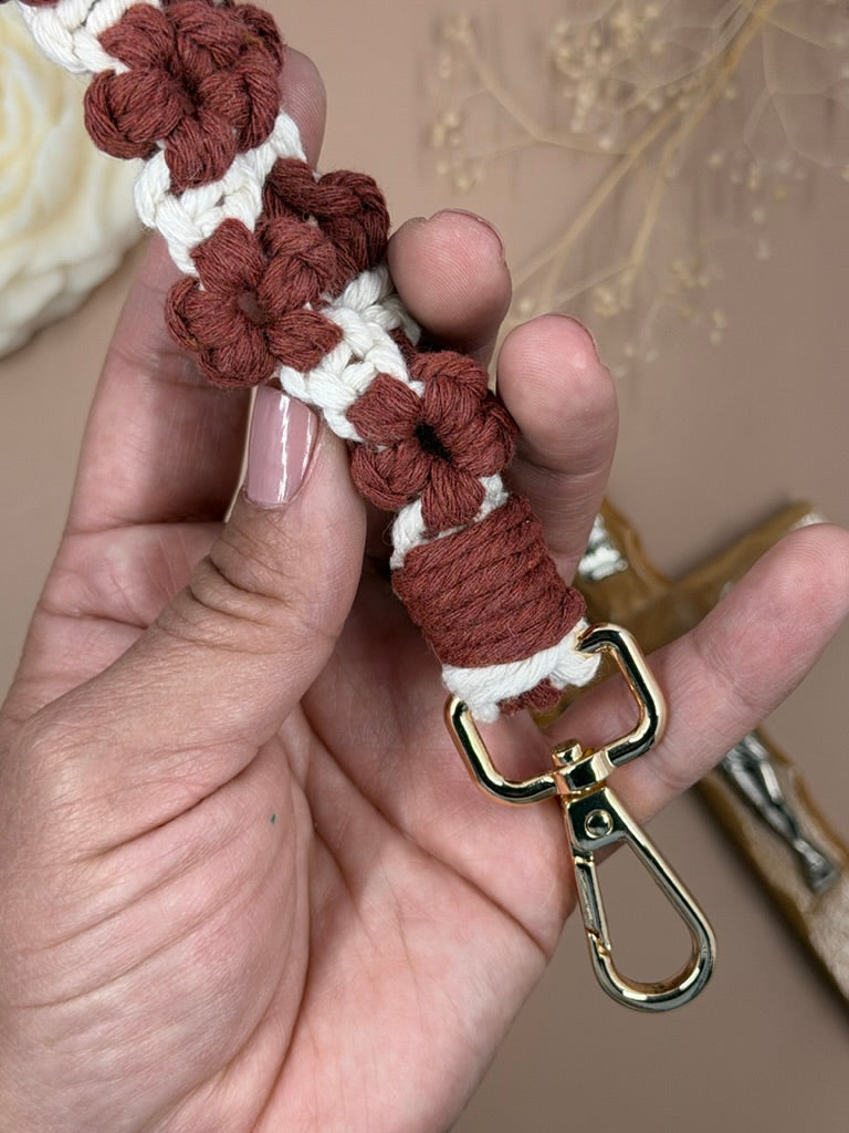 Macrame Decade Rosary Wristlet