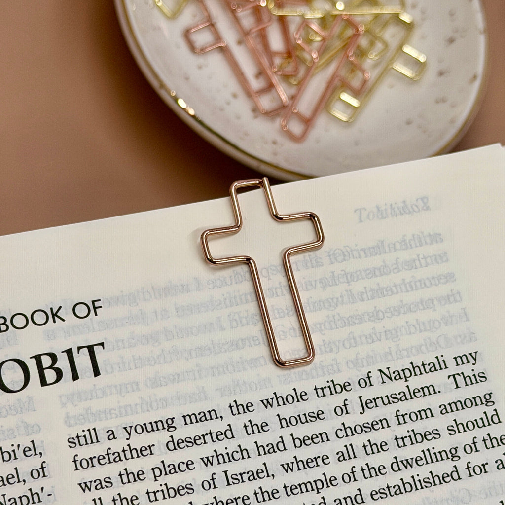 The Marked Page — Cross Paper Clips