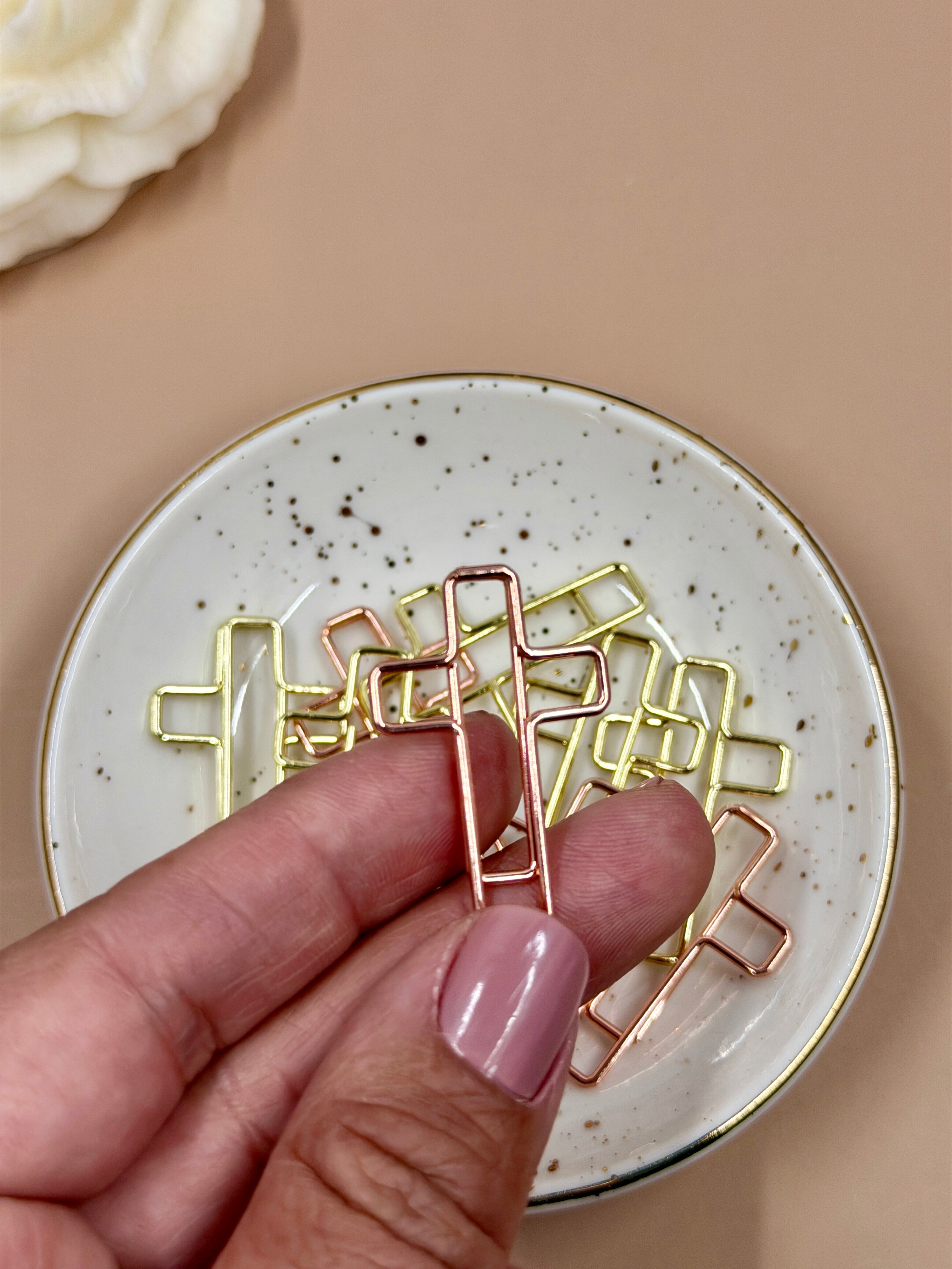The Marked Page — Cross Paper Clips