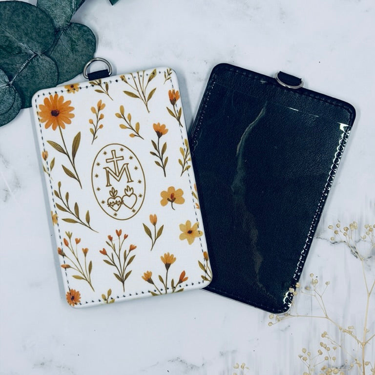 Miraculous Medal - Catholic ID Badge Holder