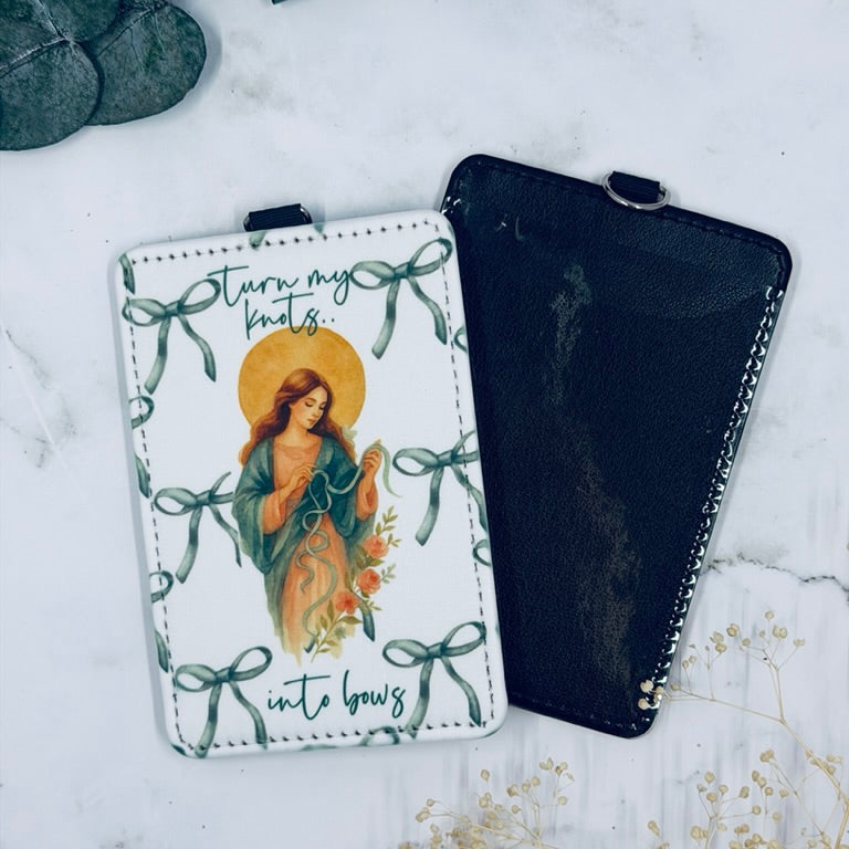 Undoer of Knots - Catholic ID Badge Holder