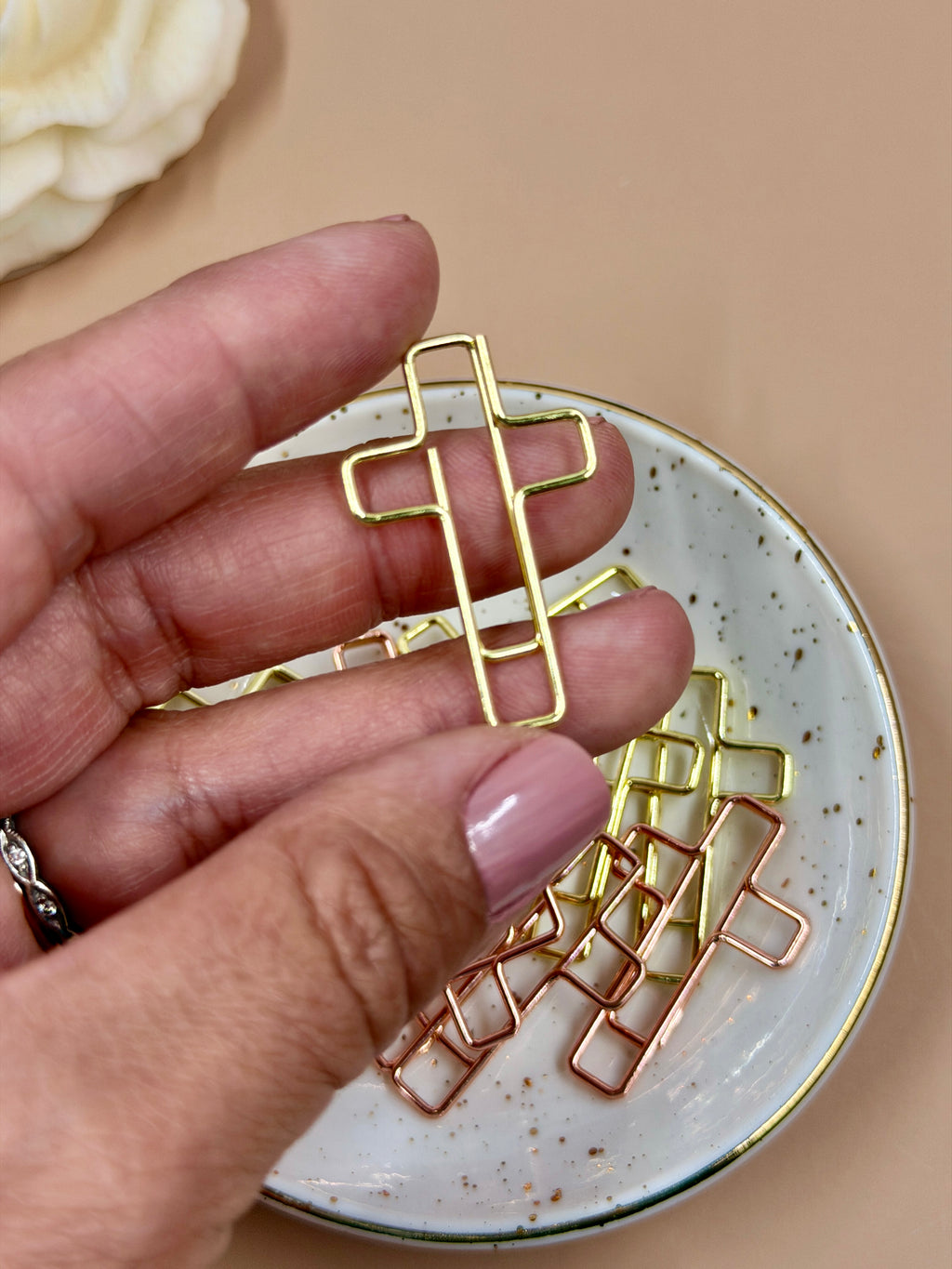 The Marked Page — Cross Paper Clips