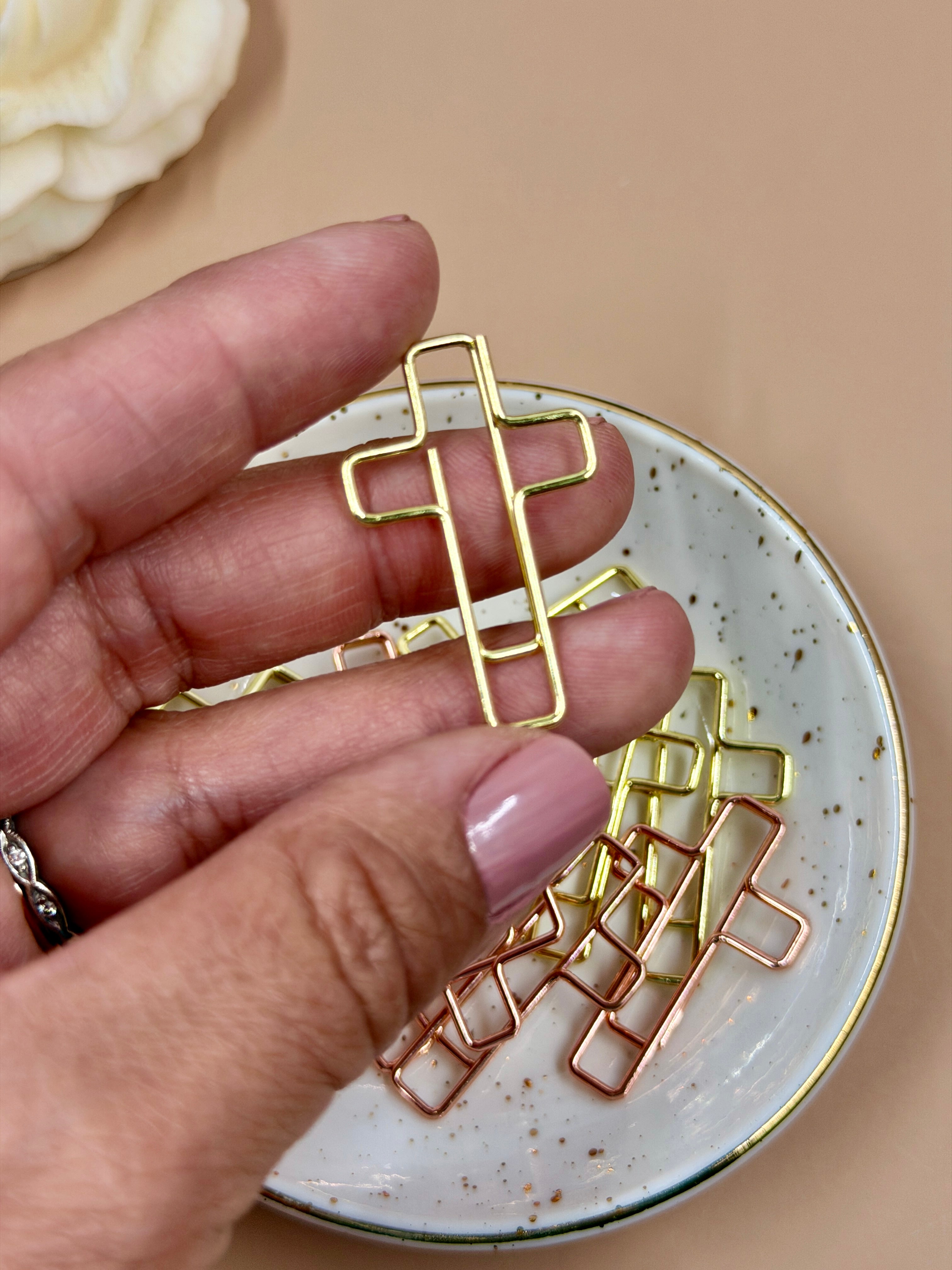 The Marked Page — Cross Paper Clips