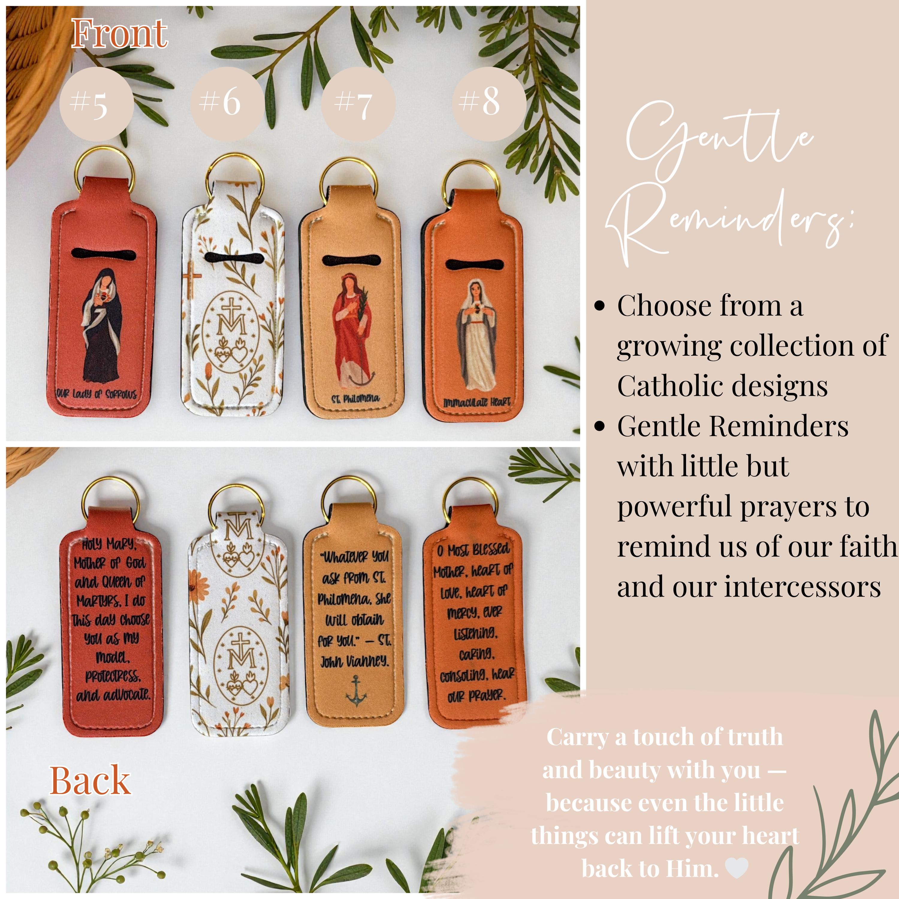 Jesus Love Chapstick Holder Keychain Ephesians 3 18 bible verse Faith Gift Catholic gift her purse charm for purse christian lip balm gift