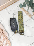 ICHTHYS Jesus fish Catholic Wristlet Keychain for Women Faith Keychain Lanyard Catholic Gift for Mom Teacher Handmade Canvas Key Religious