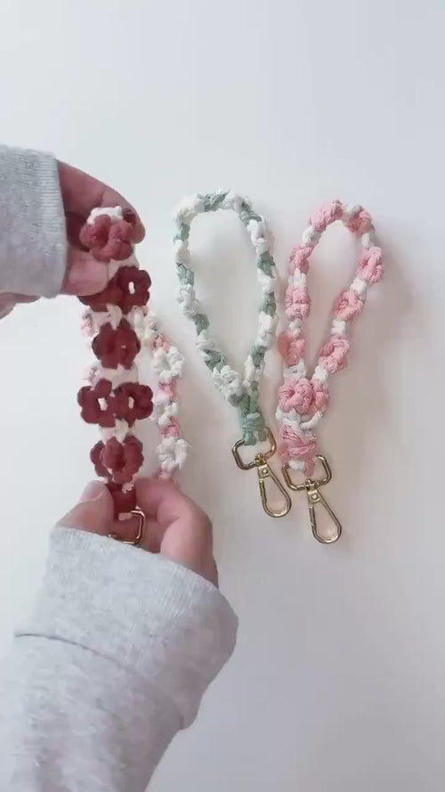 Catholic Rosary macrame decade rosary wristlet Catholic gift